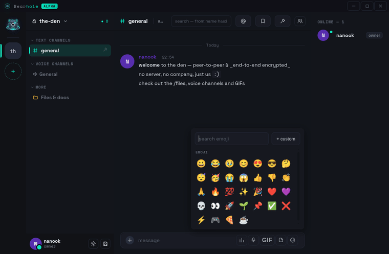 Custom emotes
